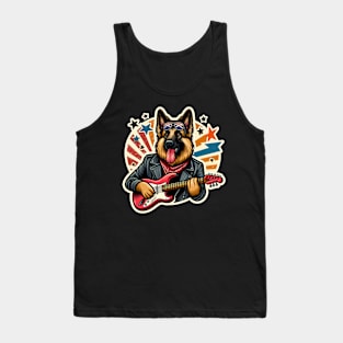 German Shepherd Rockstar Tank Top